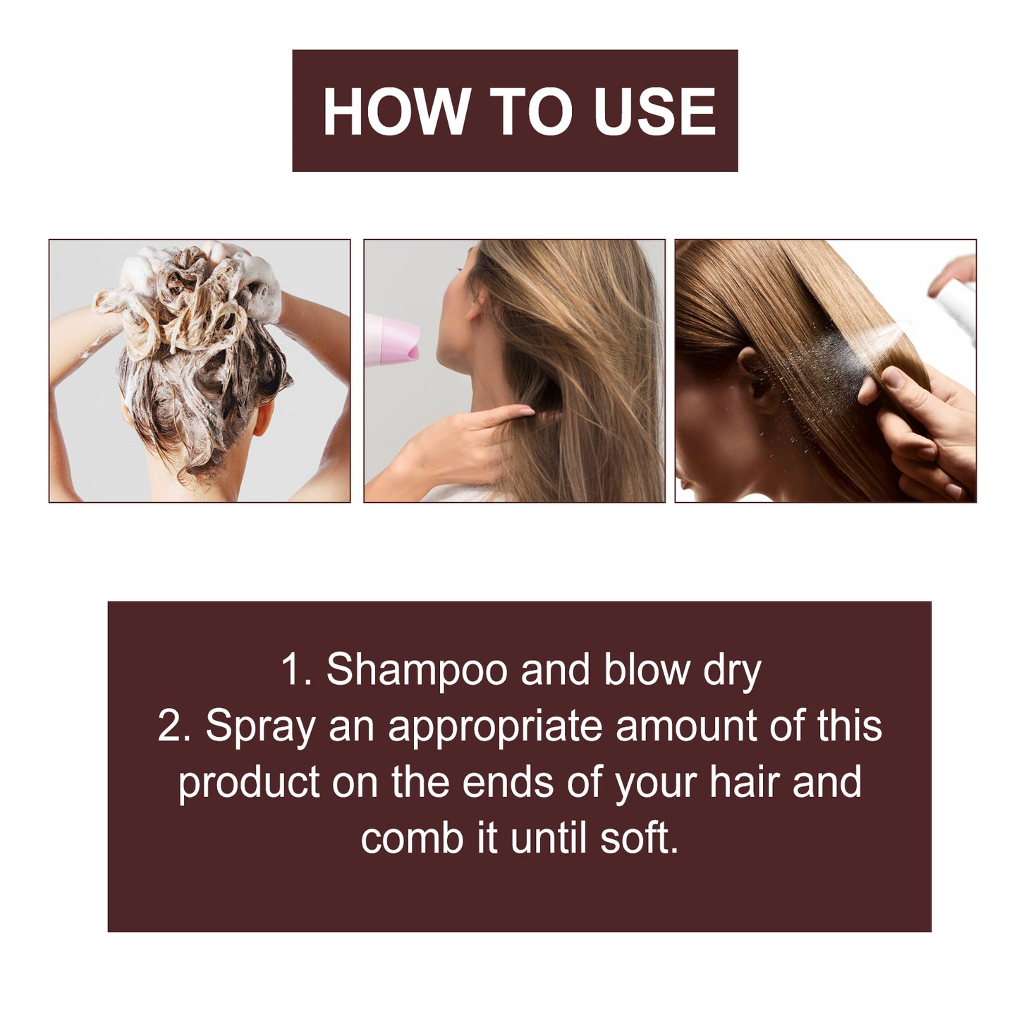 Protein Spray Moisturize Dry Hair Care