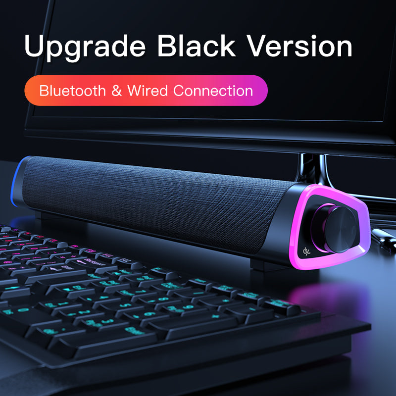 Apple, 4D Computer Speaker Bar Stereo Sound subwoofer Bluetooth Speaker For Macbook Laptop Notebook PC - Trotters Independent Traders