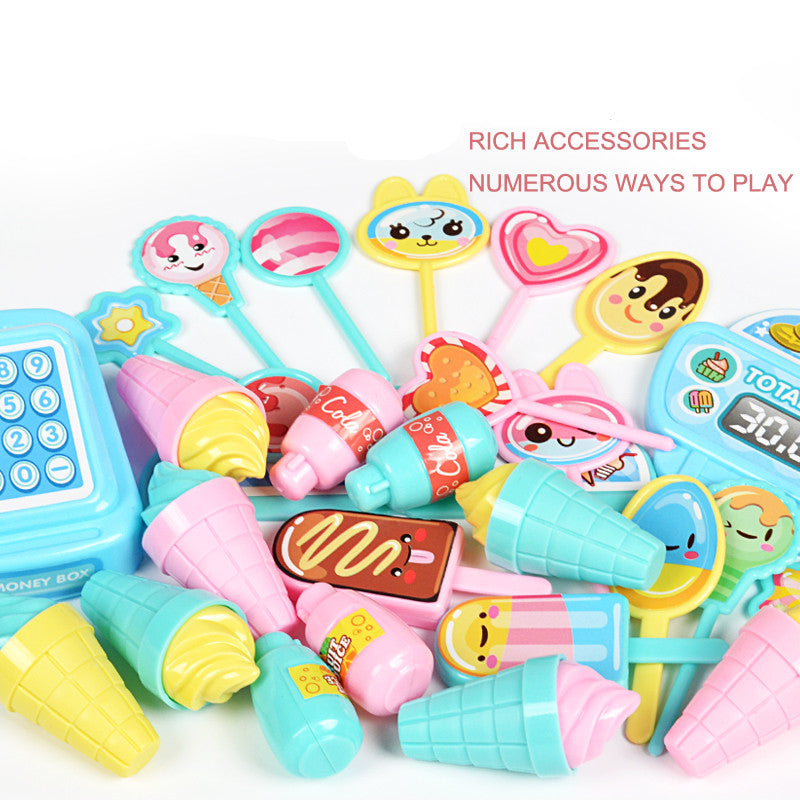 Ice Cream Cart Mini Diy Candy Cart Pretend Play Toy - Trotters Independent Traders