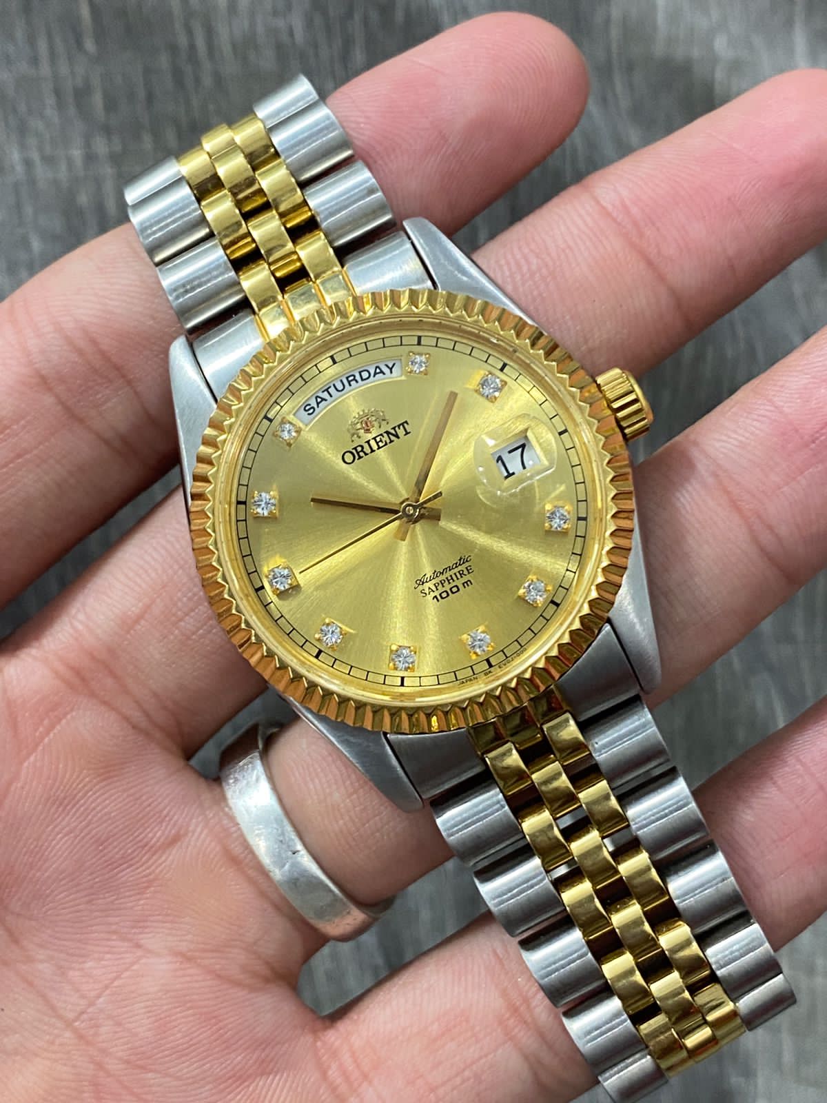 Swiss Brand Two Tone Watch