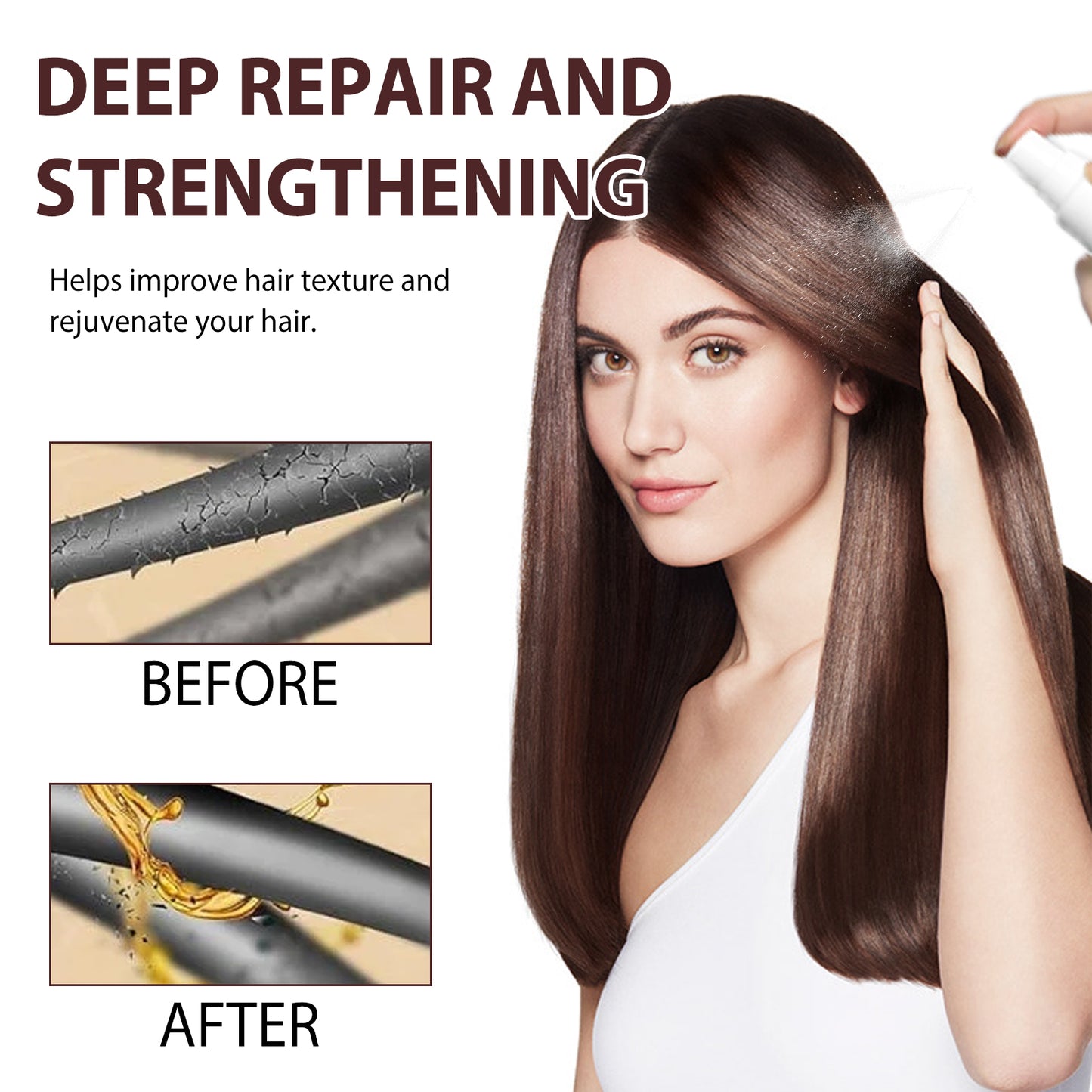 Protein Spray Moisturize Dry Hair Care
