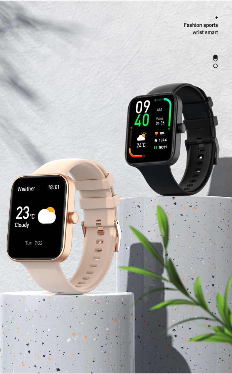 Bluetooth Oxygen Blood Pressure Monitoring Sports Watch