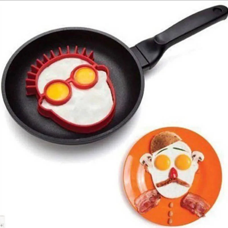 Silicon Egg Shaper Mold Great For Uniquet Egg Dishes