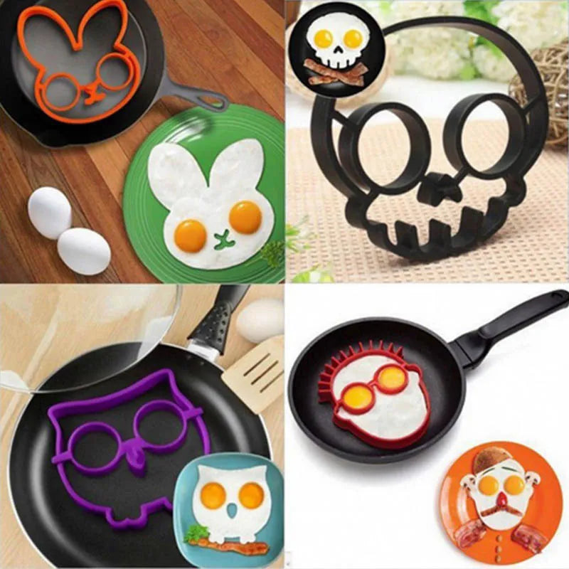 Silicon Egg Shaper Mold Great For Uniquet Egg Dishes