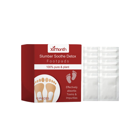 Ximonth Bamboo Charcoal Foot Patch, Body Cleaning, Moisture Removal, Comfort And Sleep Foot Soles Foot Care Patch