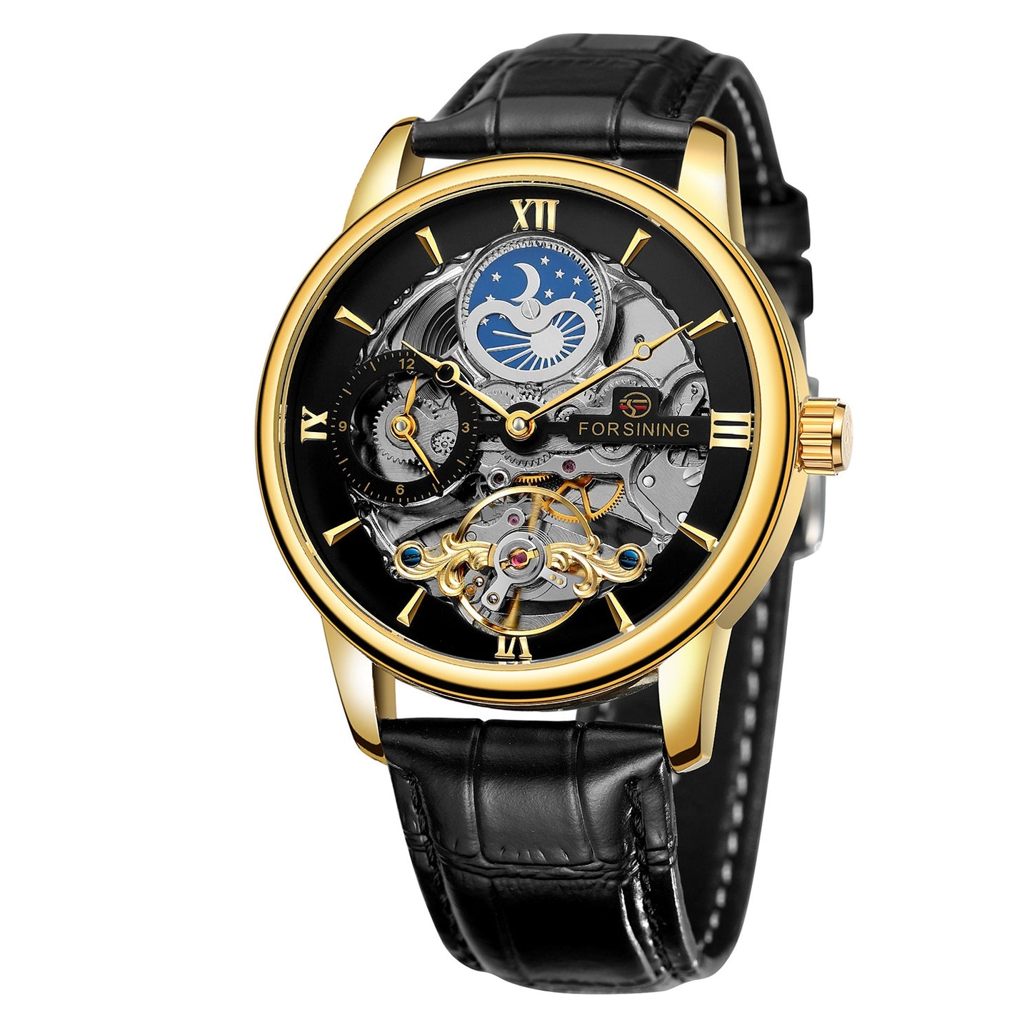 Casual Hollow Moon Automatic Mechanical Watch - Trotters Independent Traders