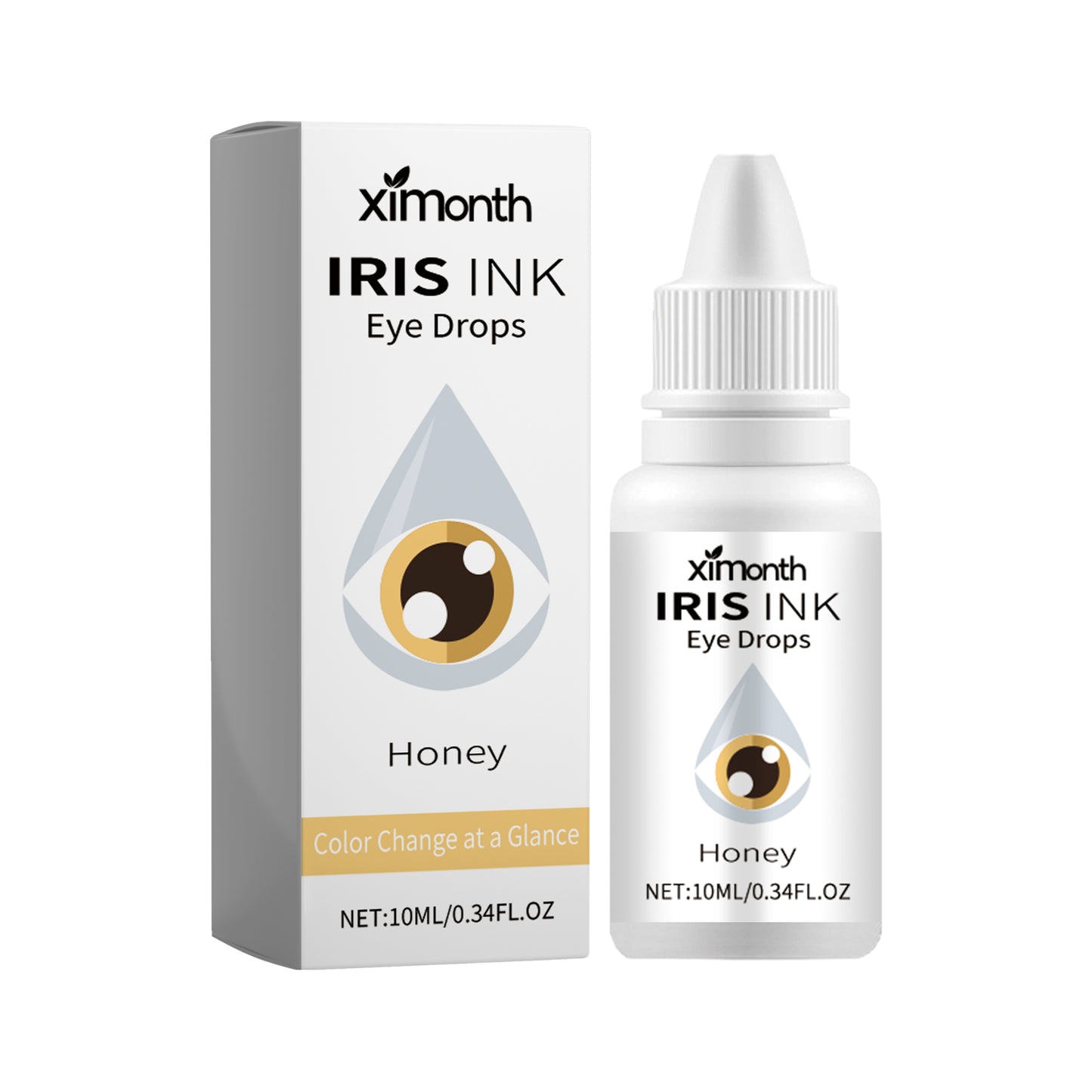 Ximonth Iris Ink Eye Drops, Relieve Eye Fatigue And Dry Blurred Vision Moist Eye Color Eye Care Drops