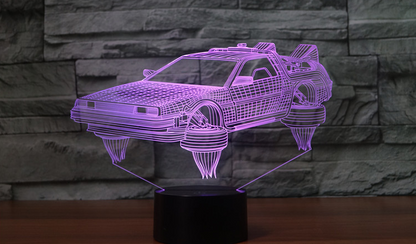 Small Night Light Children Bedroom Decoration Children Study Room 3d Lights Sci-fi Car - Trotters Independent Traders