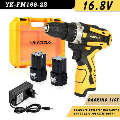 Cordless Rechargeable Drill Screwdriver Lithium Battery