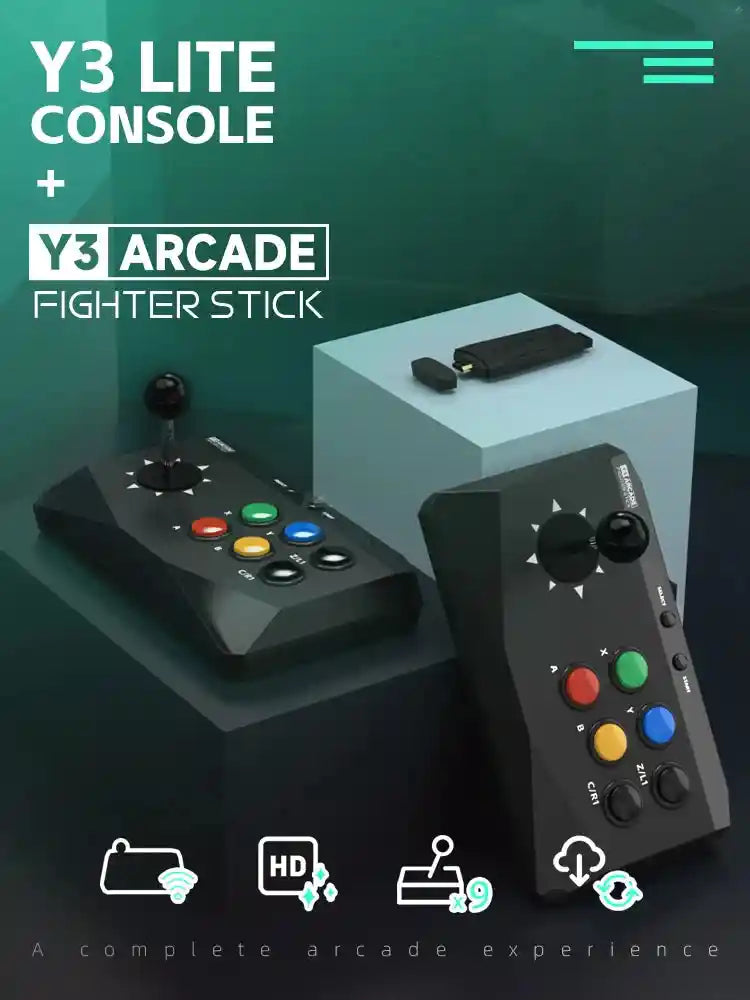 Arcade 4K Video Game Console with Game Arcade Built-in 10000 Games Stick