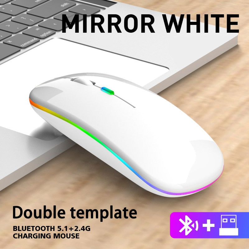 Bluetooth - Rechargeable - RGB - Wireless Gaming Mouse