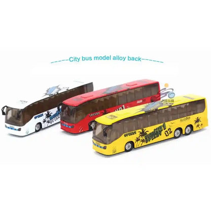 Light and Music High Imitation Alloy Bus Model Vehicle