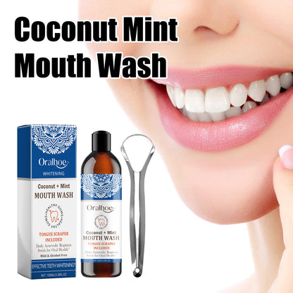 Oralhoe Teeth Rinse, Deep Clean Mouth Fresh, Deodorizing And Whitening Teeth Stain Removing Mouthwash