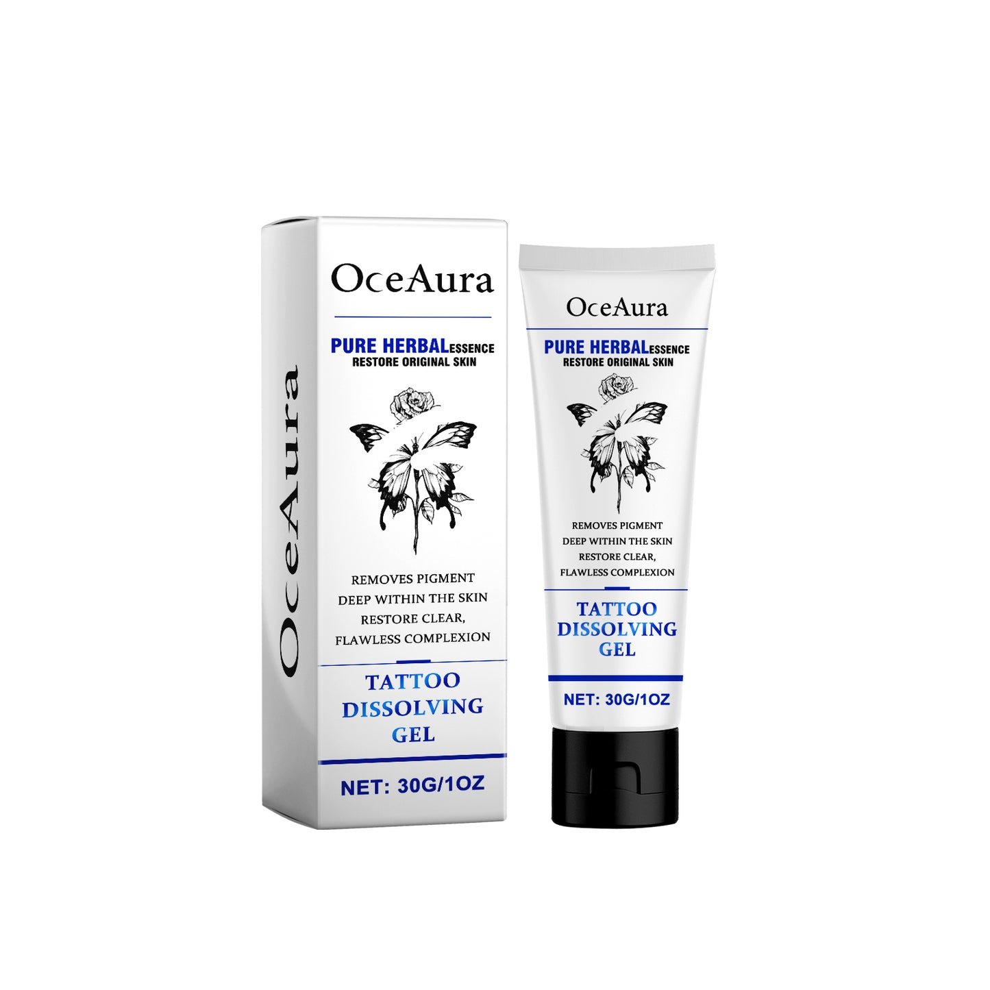 OceAura Tattoo Dissolving Gel, Moisturizing Tattoo Skin Repair Skin Tattoo Mark Brightening Care Cream