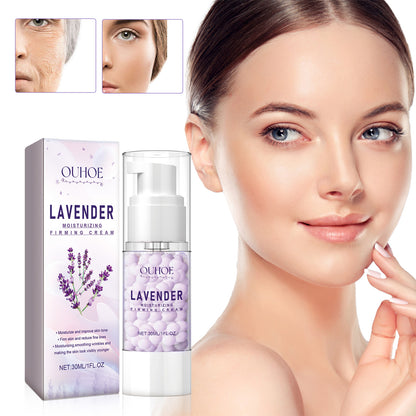 OUHOE Lavender Moisturizing Firming Cream, Moisturizing Shine Skin Cream Calls Facial Hydrating Lift To Improve