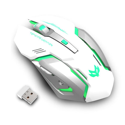 Wireless Charging Silent Gaming Mouse Machinery - Trotters Independent Traders