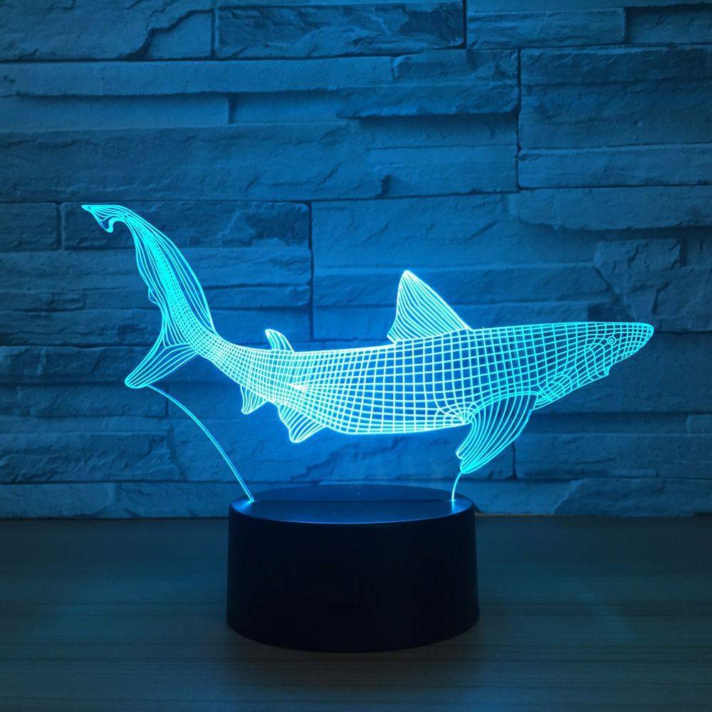 Colorful touch LED fish lamp - Trotters Independent Traders