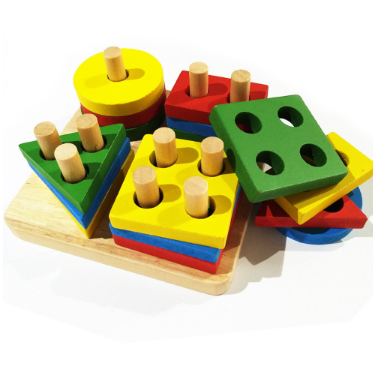 Baby Game Toys Wooden Puzzle Educational Toy - Trotters Independent Traders