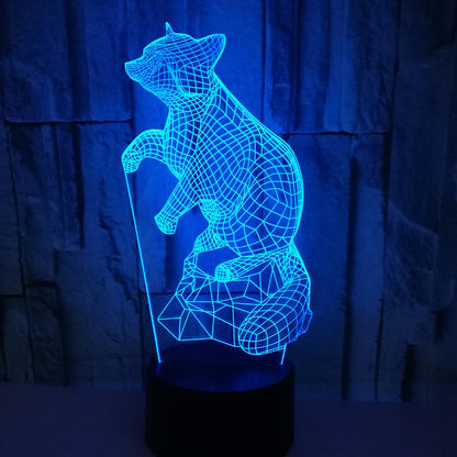 Colorful creative touch remote control 3D table lamp - Trotters Independent Traders