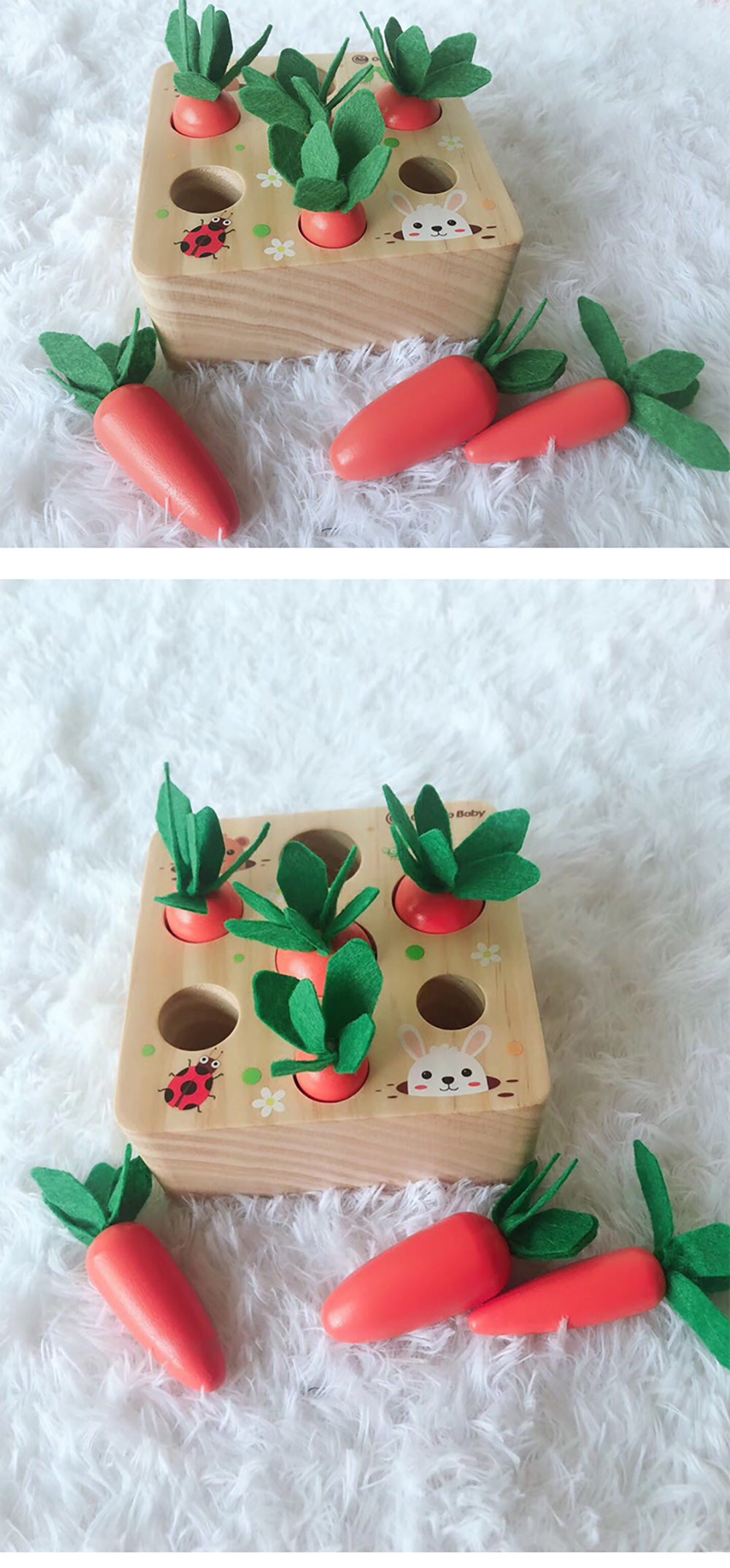 Farm Puzzle Pull Radish Puzzle Game Shape Matching Magnetic Fishing - Trotters Independent Traders