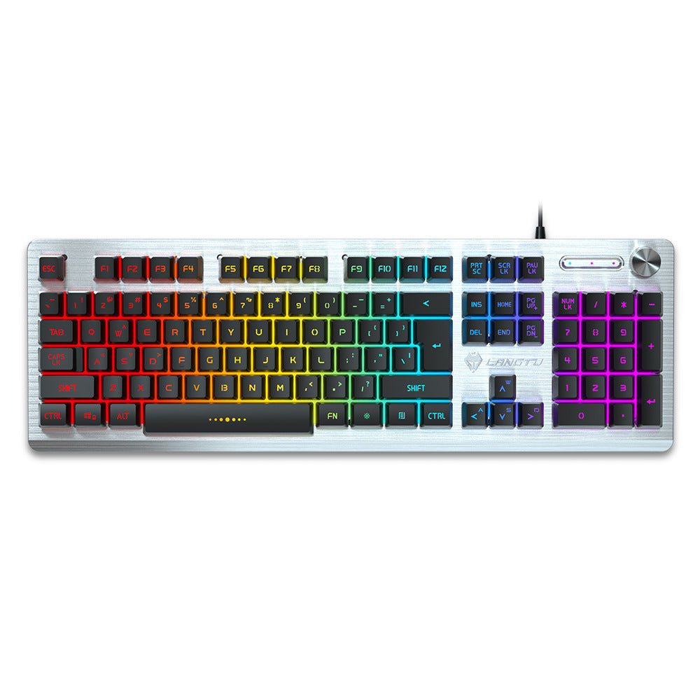 Wolftu Outer Code Spot Supports Usb Mixed Color Mechanical Axis Gaming Wired Keyboard - Trotters Independent Traders