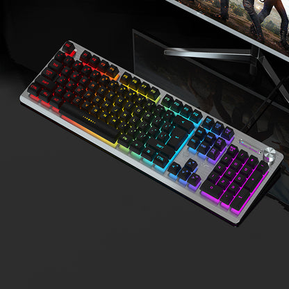 Wolftu Outer Code Spot Supports Usb Mixed Color Mechanical Axis Gaming Wired Keyboard - Trotters Independent Traders