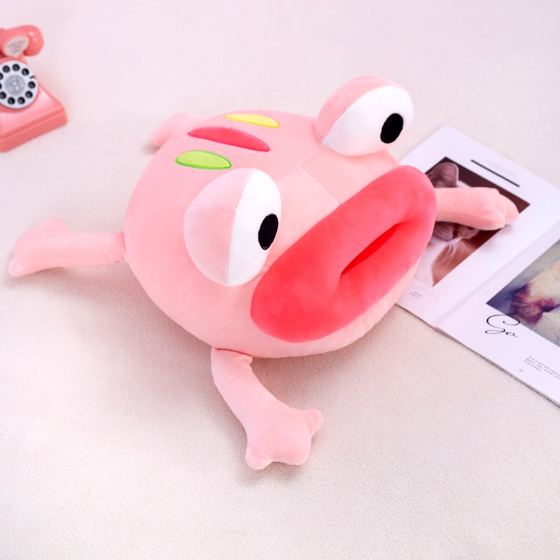 Sausage Mouth Doll Pomming Frog Doll Funny Frog Hugging Pillow - Trotters Independent Traders