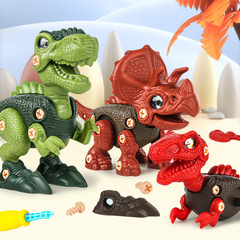 Dinosaur Toys Little Boy Children'S Puzzle Diy Assembled Toys - Trotters Independent Traders