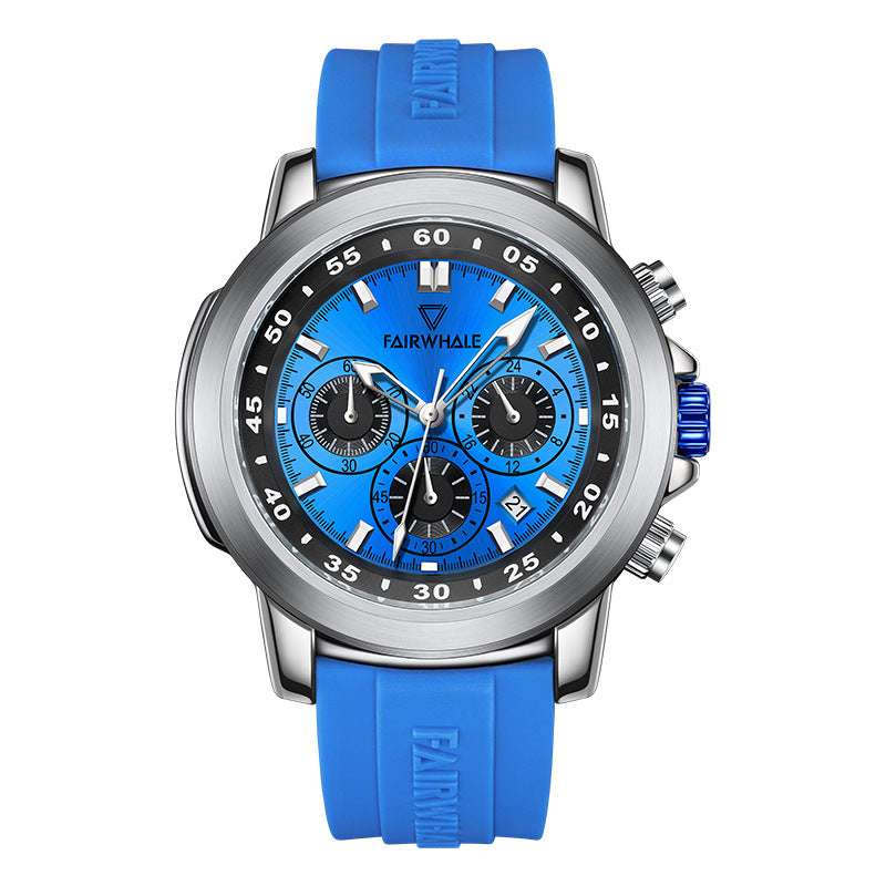 Three Eyes And Six Needles Multifunctional Daytona Watch 