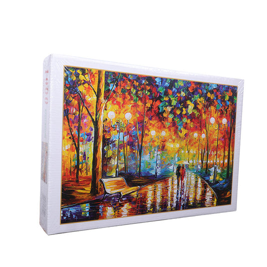 Scenery rainy night walking puzzle toys - Trotters Independent Traders