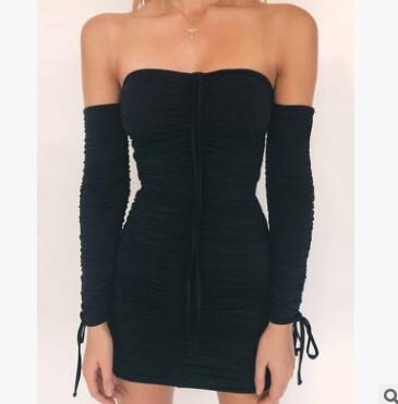 Shoulder Tube Top Sexy Dress for Women - Trotters Independent Traders