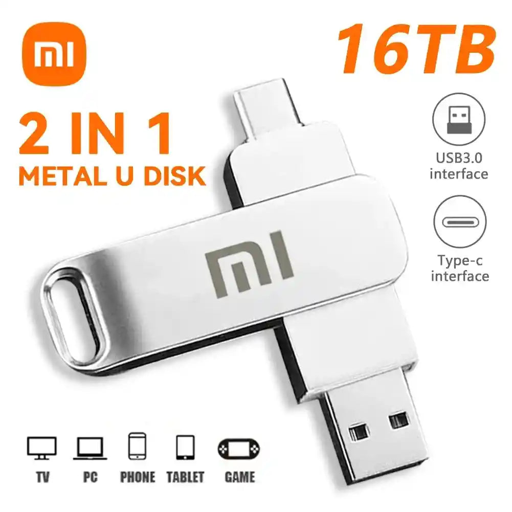 Pen Drive 8TB 4TB High Speed Transfer Metal SSD Drive