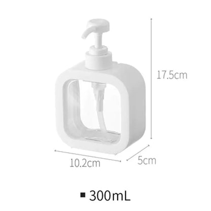 Home Liquid Soap Dispenser Empty Bottle Dispenser with Press Pump