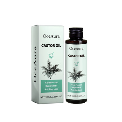 OceAura Castor Oil, Moisturize And Strengthen Hair Care Solid Hair Thick Hair Care Oil