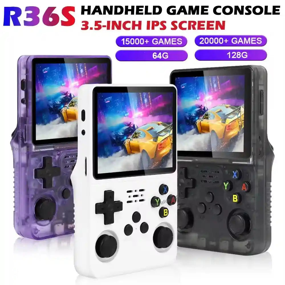 Retro Handheld Video Game Console Linux System 3.5 Inch 128GB