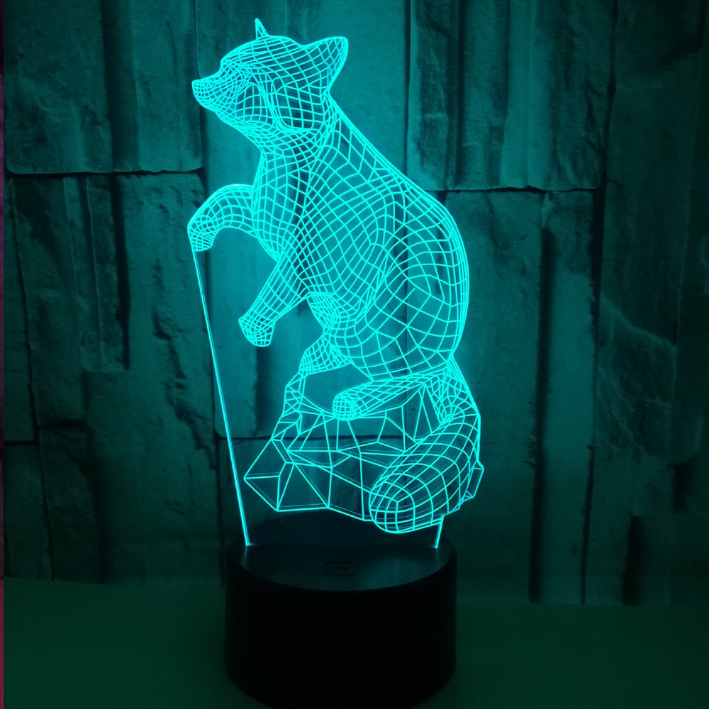 Colorful creative touch remote control 3D table lamp - Trotters Independent Traders