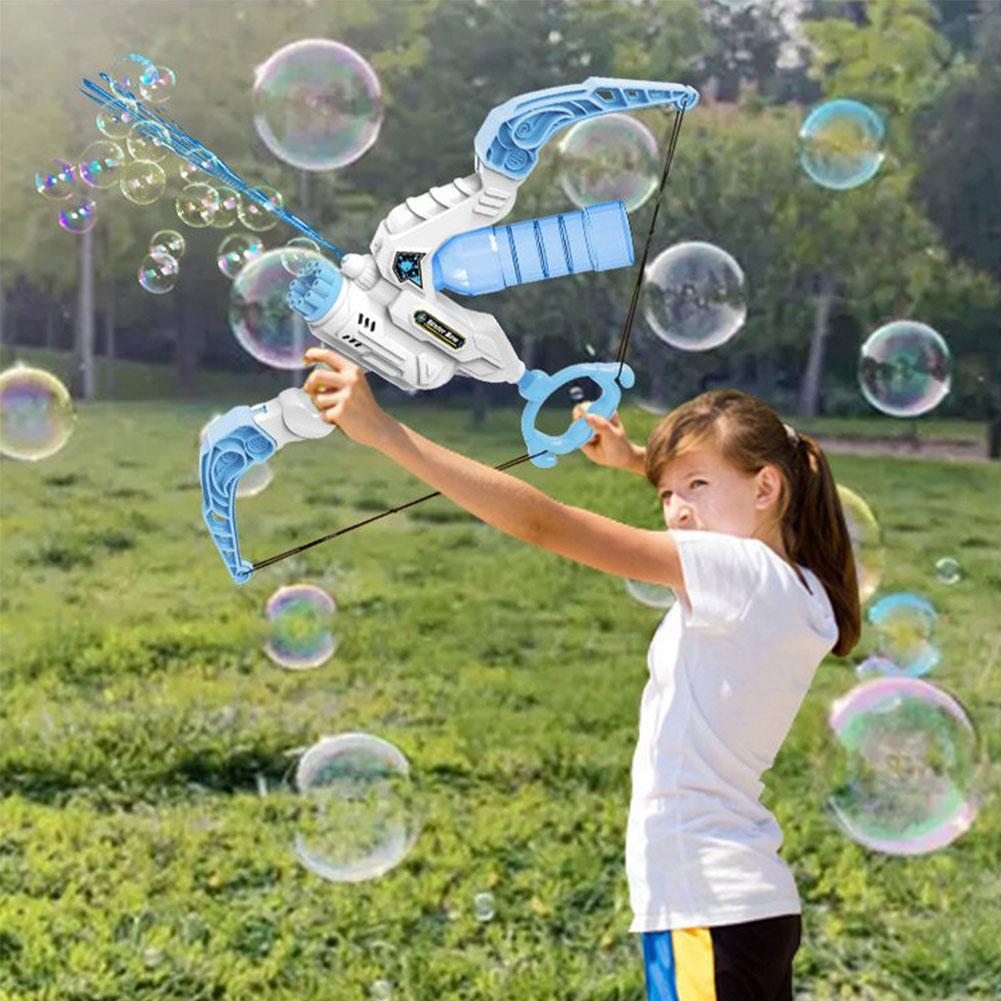 Hot 2 In 1 Bubble Gun Electric Bow And Arrow - Trotters Independent Traders