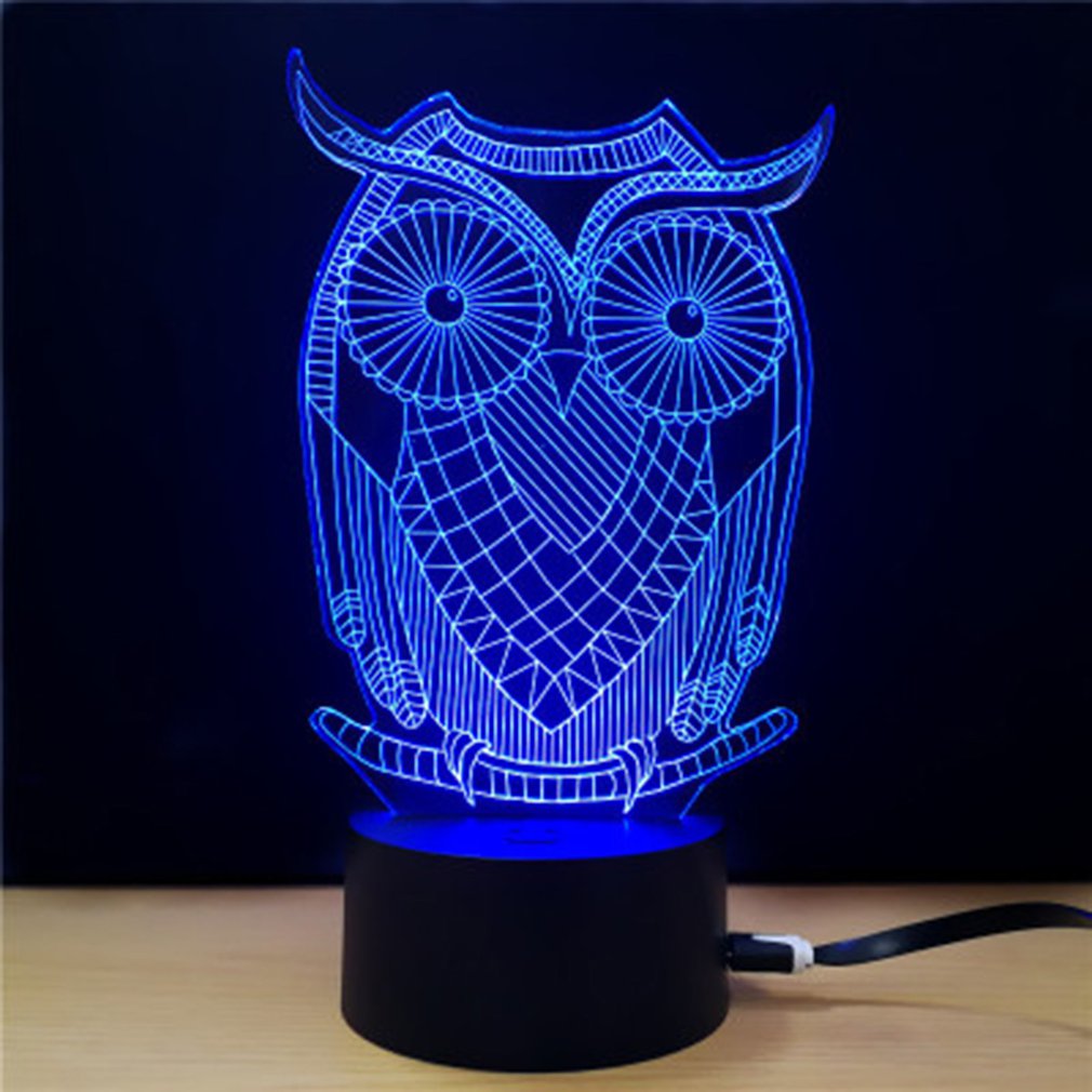 Visual stereo light LED colorful night light Valentine's Day - Trotters Independent Traders