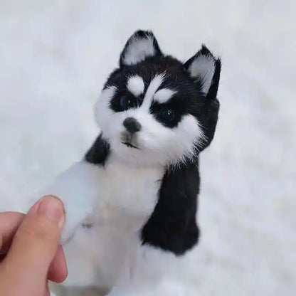 Realistic Husky Dog Simulation Toy Dog Puppy Lifelike