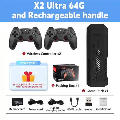 Ultra Video Game Stick Console 4K HD30000 Games 128G Retro