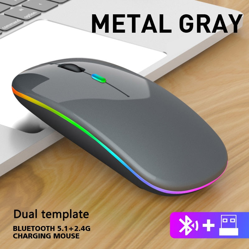 Bluetooth - Rechargeable - RGB - Wireless Gaming Mouse