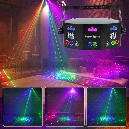 Multicolored Lights KTV Atmosphere Lights Rotating Voice - Trotters Independent Traders