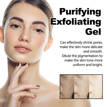 West&Month Purifying Exfoliating Gel, Chun White Tender Skin Clean Bright Skin Cutin Tighten Pores