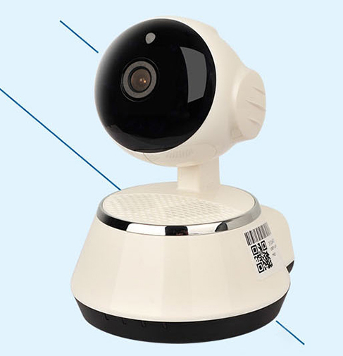 Wireless IP Camera WIFI 720P Home Security Cam Micro SD Slot Support Microphone & P2P Free APP ABS Plastic - Trotters Independent Traders