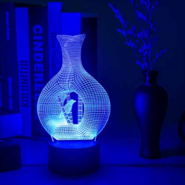 Creative 3D night light LED lamp - Trotters Independent Traders