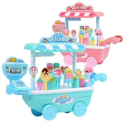 Ice Cream Cart Mini Diy Candy Cart Pretend Play Toy - Trotters Independent Traders