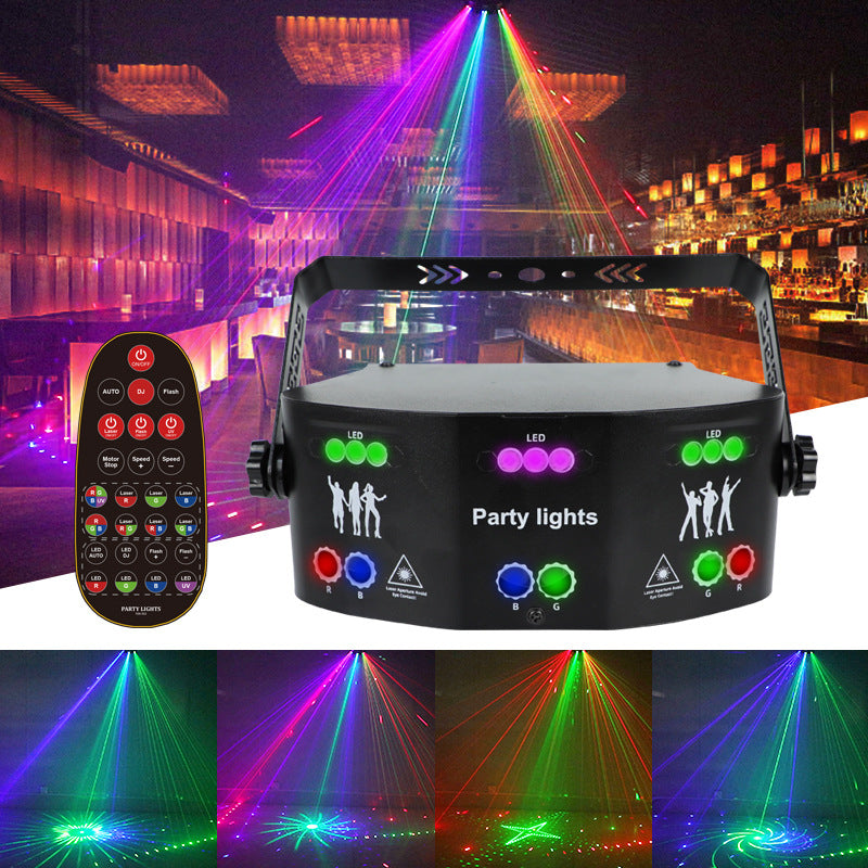 Multicolored Lights KTV Atmosphere Lights Rotating Voice - Trotters Independent Traders