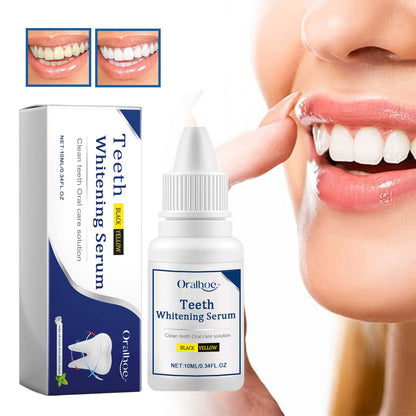 Oralhoe Teeth Whitening Serum, Remove Stains Yellow Dirt Deep Cleaning Whitening Essence