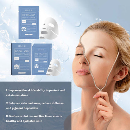 EELHOE Collagen Mask Hydrates And Moisturizes Facial Skin Hydrating And Translucent Collagen Mask