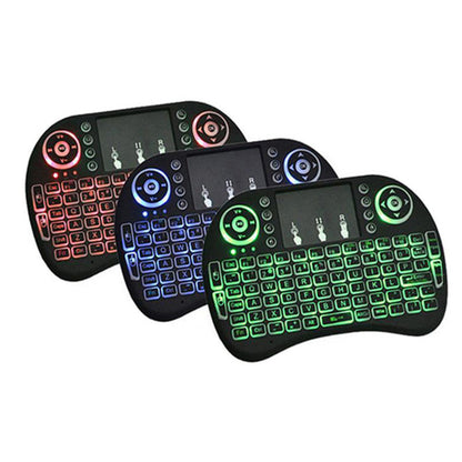 H9 Wireless Backlit Colorful Touch Remote Control Keyboard - Trotters Independent Traders